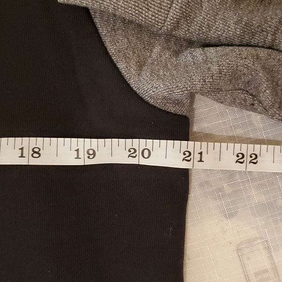 Adidas French Terry Melange Hoodie Black Grey Small - Picture 9 of 11